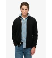 superdry para hombre m2014127a chaqueta deportiva essential logo negro s casual algodon