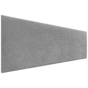 Dhome Cabecero Gris 145cm Acabado Toalla Soft Tapizado Liso 4cm Grosor 70 Alto Tejido Suave Para Pared Acústicos Cabeceros Absorbentes (145cm, 4cm - 70 Al. - Gris)