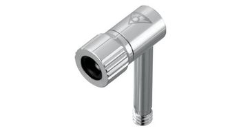 Adaptador de valvula topeak pressure rite presta plateado