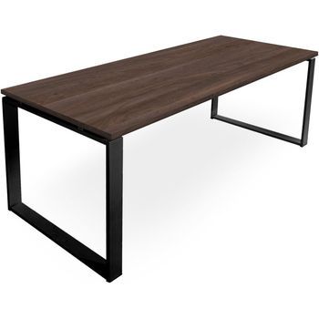 Mesa Marco Cerrado. 170x80 Cm. Nogal.