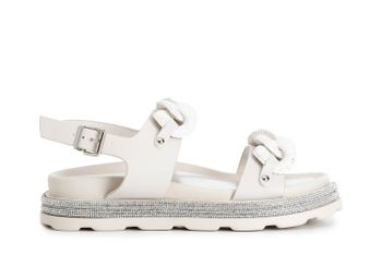 sandalias de fraile con doble cadena bone