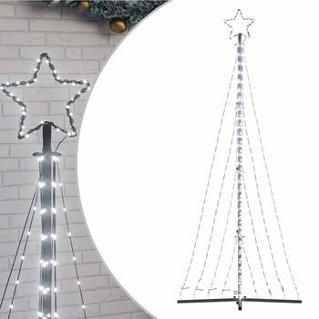 Árbol De Navidad | Decoraciones De Navidad Led 447 Leds Blanco Frío 250 Cm