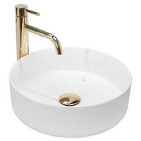 lavabo sobre encimera rea sami marble mat