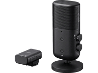 microfono - sony ecm-s1 inalambrico con noise cancelling cancelacion de ruido para streaming podcast entrevistas pc camara filtro anti pop
