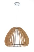 lampara techo laminas de madera natural  beige