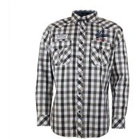 srk camisa manga corta chemise homme camdry para hombre