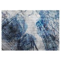 papel pintado 3d - nueva york en tinta 350x245 cm