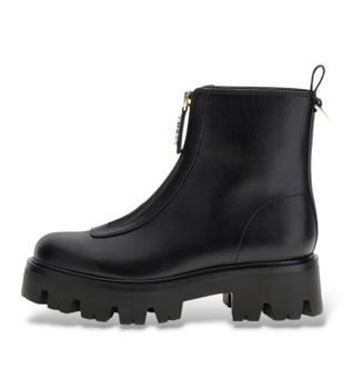 Guess para mujer. FLFRR2ELE10 Botines Ryan negro (38), 1 a 3cm, Cremallera, Casual, Poliéster
