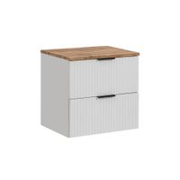 mueble bajo lavabo 60cm encimera tableros de melamina y mdf blanco