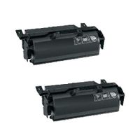 compatible multipack lexmark x656 printer toner cartridges 2 pack -x651h11e