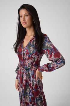 Vestido Largo De Viscosa Marciano
