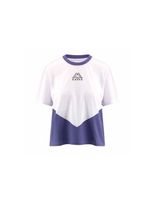 camiseta kappa ece ckd corsican mujer blanco