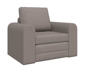 Sofá cama - sofá convertible taupé 98 x 71 x 83 cm terciopelo