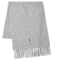 polo ralph lauren bufanda bufanda con flecos en lana virgen para hombre