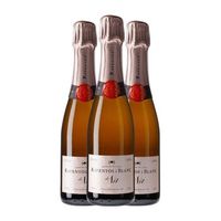 raventos i blanc espumoso rosado de nit brut joven media botella 37 cl 12 vol pack de 3 unidades