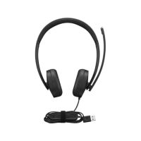 auricular lenovo 4xd1p83425 usb tipo a alambrico circumaural microfono boom negro