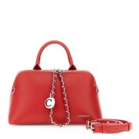 bolso trapezoidal con cremallera grande red