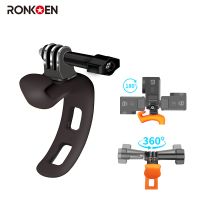 ronkoen camara de accion soporte de silicona ajustable mini soporte flexible para gopro insta360 dji accesorios de camara de accion