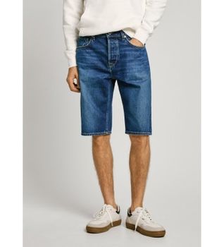 Pepe Jeans para hombre. PM801079IC2 Short Relaxed Callen azul (33), Casual, Algodón, Denim
