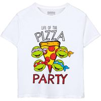 teenage mutant ninja turtles camiseta life of the pizza party para nino