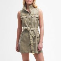 barbour international tamsin denim mini dress - uk 12