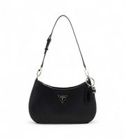 guess para mujer hwzg9672180 bolso al hombro noelle saffiano negro osfa casual poliuretano