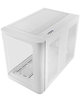 mars gaming mc-fusionm caja gaming micro-atx ventana lateral y frontal curvo de cristal templado continuo minitorre pc doble camara soporte refri