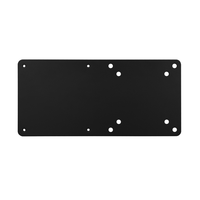 soporte vesa aisens para mini pc nuc barebone compatible con estandard 75x75 y 100x100 acero y aluminio negro mpc01-055