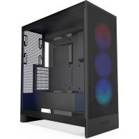 nzxt h7 flow rgb 2024 cristal templado usb 32 negra