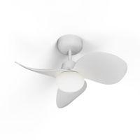 ventilador de techo ligero con luz led blanco