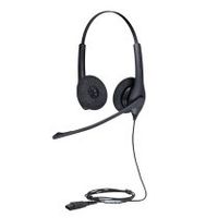 auriculares alambrico diadema oficinacentro de llamadas jabra biz 1500 duo qd negro