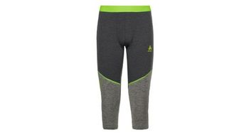 Odlo revelstoke performance wool warm 150 grey   green 3 4 tights
