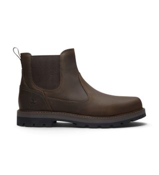 Timberland para hombre. TB0A6A4WET41 Botas Chelsea Britton Road marrón (45), Piel, Plano, Ninguno, Casual