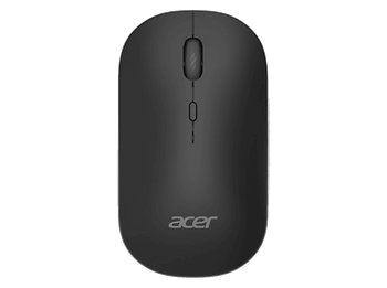 Ratón inalámbrico - Acer Wireless Mouse AMR130 RF2.4G / BT5.2, Inalámbrico, Ambidiestro, Windows/ MacOS, 1600 DPI, Negro