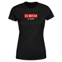 pbk gs mossa boxed chest logo womens t-shirt - black - xs - black