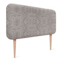 dhome cabecero tapizado liso con patas redondeado tejido luxury para pared acusticos cabeceros absorbentes cabezal cama dormitorio tribal 80cm