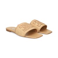 casadei sandalias planas mujer - beige talla 37