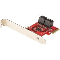 tarjeta de expansion startech pcie 4 puertos sata iii 6 gbps asm1164 sin raid perfil bajocompleto