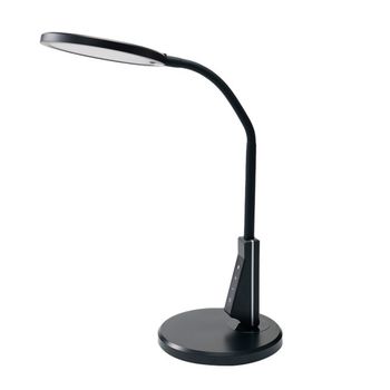 FABRILAMP Flexo Pandeo 7w 3000-4500-6000k Negro 595lm Usb Tactil,memoria,int.regulable 62x17,5x17,5cm