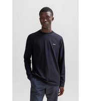 boss para hombre 50506365 camiseta contraste marino 3xl casual algodon manga larga