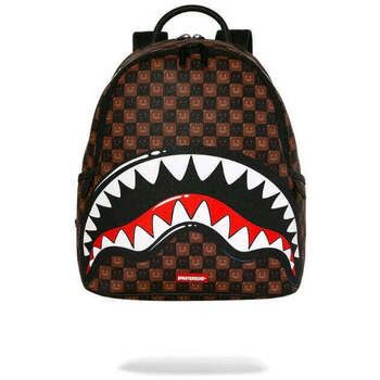 Sprayground Mochila Sharks In Paris Wtf Bubble Brown Check Savage para hombre