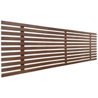 cabecero de madera reciclada dm estilo palet japones 145x46cm camas 135140 - nogal madera