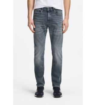 BOSS para hombre. 50564563 Jeans Delaware BO azul (29/34), Casual, Gris, Algodón, Denim