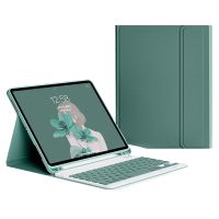 royal bailey ps131 funda con bluetooth teclado para ipad air 132024ipad pro 1292022202120202018 verde