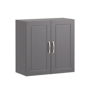 Armario de pared  con 2 puertas madera gris
