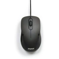 raton port designs 900400-pro usb-a 1000 dpi ambidiestro negro ergonomia