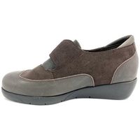 plaju zapatillas de senderismo mocasin piel-serraje marron para mujer