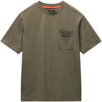 napapijri camiseta fanes pocket t-shirt tea leaf para hombre
