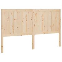 cabecero cama mueble de dormitorio de cama madera maciza de pino 1555 x 4 x 100 cm marron m020005015