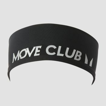 Cinta para la cabeza Velocity Move Club de MP - Negro/Reflectante